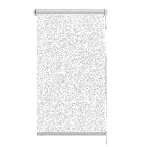 Рулонная штора 80х160 см Эскар Флер белая