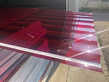 Профилированный поликарбонат МП-20 SUNNEX 0,8 мм гранат