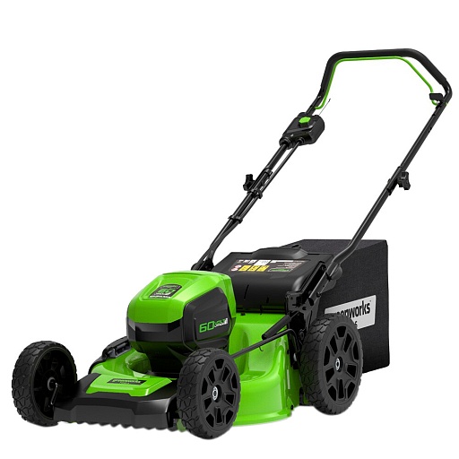 Газонокосилка аккумуляторная Greenworks GD60LM46HPK4 60 В 460 мм 4Ач Li-Ion 1 АКБ и ЗУ (2502807UB)