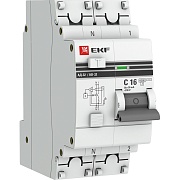 Автомат дифференциальный EKF PROxima АД-32 16А 1P+N тип AC 30 мА 6 кА (DA32-6-16-30-aс-pro)