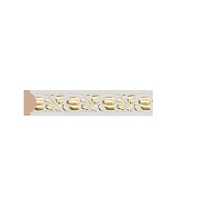 Молдинг из экополимера ударопрочный 15х8х2400 мм Decomaster Decor 130C-54 белый Молдинг из экополимера ударопрочный 15х8х2400 мм Decomaster Decor 130C-54 белый