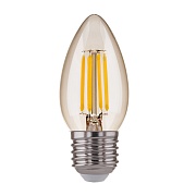 Лампа светодиодная филаментная Elektrostandard E27 4200К 9 Вт 1000 Лм 230 В свеча прозрачная