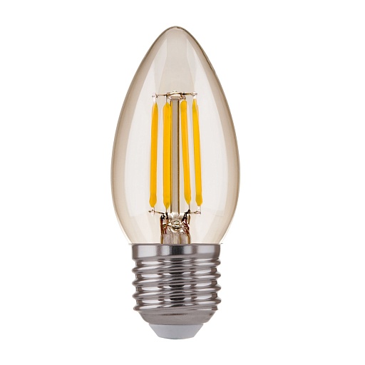Лампа светодиодная филаментная Elektrostandard E27 4200К 9 Вт 1000 Лм 230 В свеча прозрачная