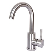 Смеситель для кухни и раковины ARGOtech Solid сатин однорычажный с поворотным изливом (35-02 SOLID-J) Смеситель для кухни и раковины ARGOtech Solid сатин однорычажный с поворотным изливом (35-02 SOLID-J)