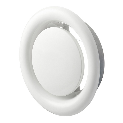 Анемостат вытяжной Era Pro регулируемый стальной с полимерным покрытием d160 мм белый