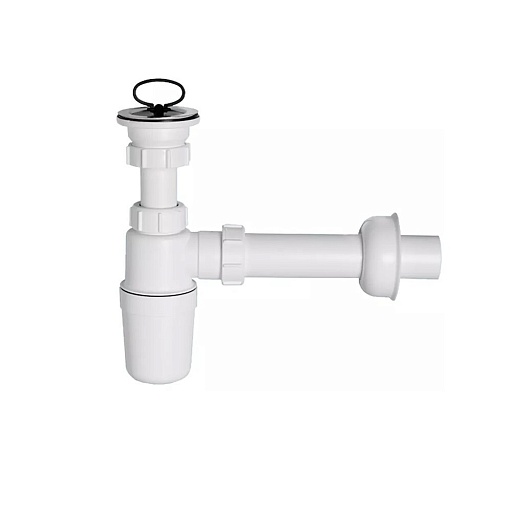 Сифон для раковины McAlpine 1 1/4х32 мм с выпуском d70 мм с соединением 32 мм белый (MRW1)