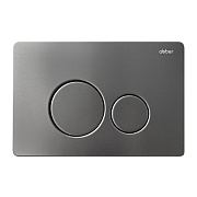 Клавиша смыва для инсталляций Abber никель (AC0121NG)