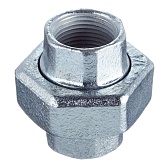 Муфта разъемная Gebo (330-5V) 3/4 ВР(г) х 3/4 ВР(г) с накидной гайкой чугунная оцинкованная Муфта разъемная Gebo (330-5V) 3/4 ВР(г) х 3/4 ВР(г) с накидной гайкой чугунная оцинкованная