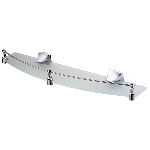 Полка для ванной WasserKraft Wern K-2500 127х500х62 мм стекло/металл хром (K-2544)