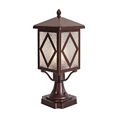 Светильник садово-парковый Voltega Heim бронза 330 мм E27 40 Вт IP44 (VGL7210FL-01BR)