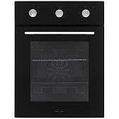Духовой шкаф электрический встраиваемый Krona Linde 45 BL 447 мм черный
