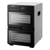 Сушилка для овощей и фруктов Kitfort КТ-4975 черная/серая