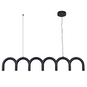 Светильник светодиодный подвесной Arte Lamp Warhol 3000К 45 Вт 7 кв.м черный IP20 (A3258SP-45BK)