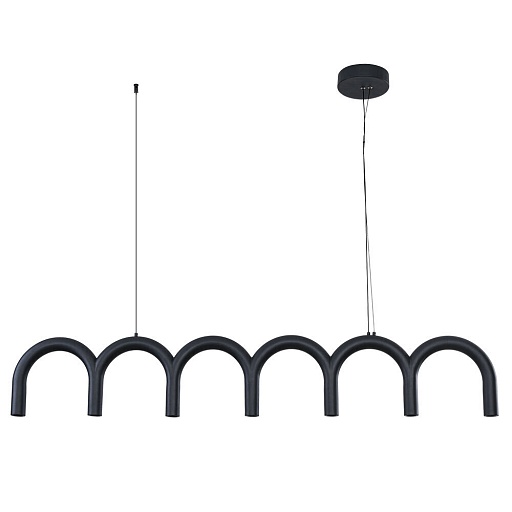 Светильник светодиодный подвесной Arte Lamp Warhol 3000К 45 Вт 7 кв.м черный IP20 (A3258SP-45BK)