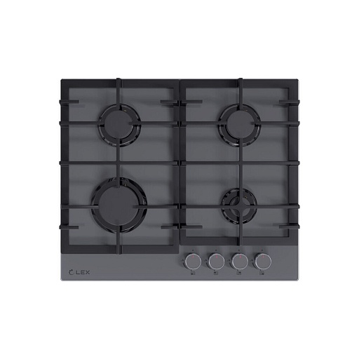 Варочная панель газовая Lex GVG 642A GR 4 конфорки серая