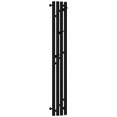 Полотенцесушитель электрический Сунержа Кантата 3.0 1200х159 мм 300 Вт правый черный матовый