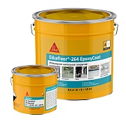Пол эпоксидный Sika Sikafloor-264 EpoxyCoat двухкомпонентный серый RAL 7032 8,5 кг + 1,5 кг