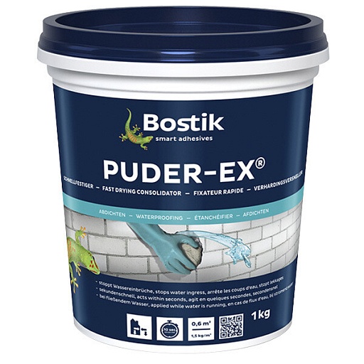 Гидропломба Bostik Puder-Ex цементно-полимерная 1 кг