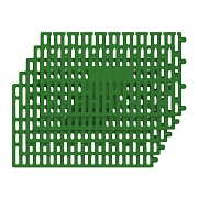 Забор декоративный Green Glade 35х21 см сборный зеленый