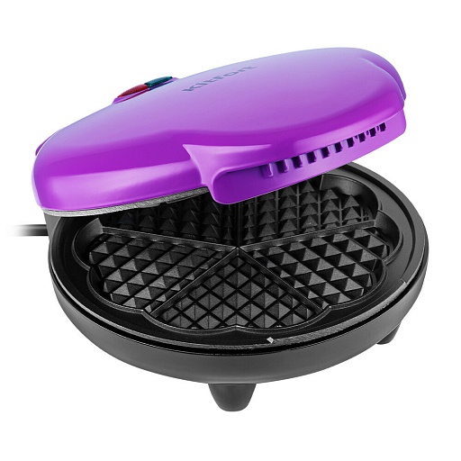 Вафельница Kitfort КТ-5610 фиолетовая/черная