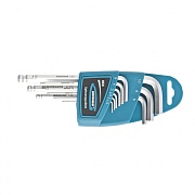 Набор шестигранных ключей Gross 1,5–10 мм (16403) (9 шт.) Набор шестигранных ключей Gross 1,5–10 мм (16403) (9 шт.)