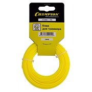 Леска для триммера Champion Round круг 2 мм х 15 м желтая (C5002)