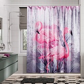 Штора для ванны WasserKraft Lossa 2000х1800 мм полиэстер разноцветная (SC-81104)