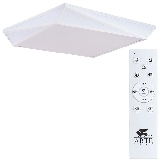 Светильник светодиодный Arte Lamp Multi-piazza 2700-6500 К 80 Вт 14 кв.м белый IP20 (A1930PL-1WH)