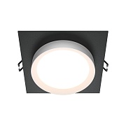 Светильник встраиваемый GX53 черный 15 Вт IP20 Maytoni Hoop (DL086-GX53-SQ-BW)