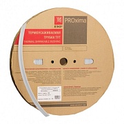 Трубка термоусадочная EKF PROxima ТУТ нг 16/8 мм белая (100 м)