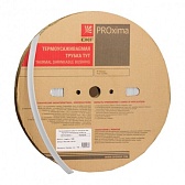 Трубка термоусадочная EKF PROxima ТУТ нг 12/6 мм белая (100 м) Трубка термоусадочная EKF PROxima ТУТ нг 12/6 мм белая (100 м)