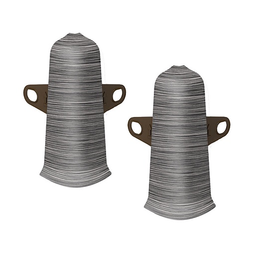 Угол наружный Идеал Деконика 70 мм алюминий темный Г-профиль (2 шт.)