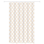 Штора для ванны Master House Треллис 2000х1800 мм PEVA бежевая/белая (75280)