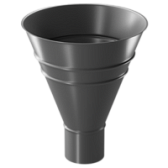 Docke STAL PREMIUM Воронка водосборная Ø 90 (Графит 7024)