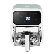 Аэрогриль Kitfort КТ-8147 белый/бирюзовый