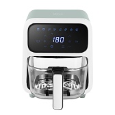 Аэрогриль Kitfort КТ-8147 белый/бирюзовый