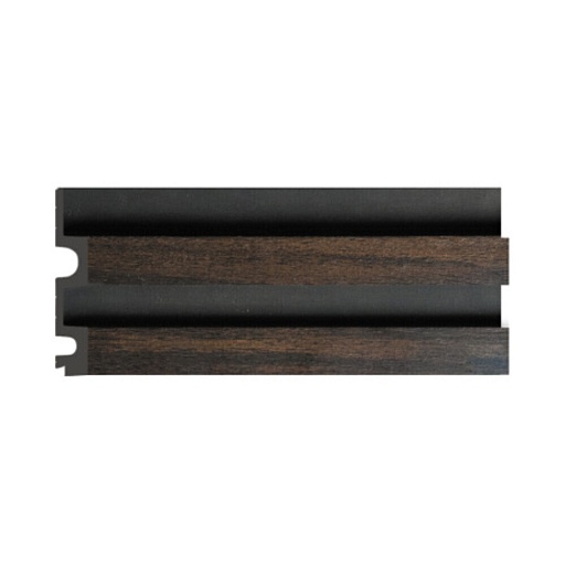 Панель декоративная из экополимера 122х2900х21 мм Decomaster D302-438D-10 коричневая 0,354 кв.м