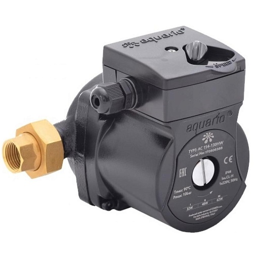 Циркуляционный насос для систем отопления Aquario AC 154-130HW DN15 подъем 4 м 130 мм с гайками (5154) Циркуляционный насос для систем отопления Aquario AC 154-130HW DN15 подъем 4 м 130 мм с гайками (5154)