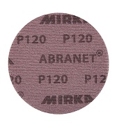 Диск шлифовальный Mirka Abranet d150 мм P120 на липучку сетчатая основа (5 шт.) Диск шлифовальный Mirka Abranet d150 мм P120 на липучку сетчатая основа (5 шт.)