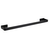 Полотенцедержатель Abber Westen 600 мм на шуруп нержавеющая сталь черный матовый (AA1754B)