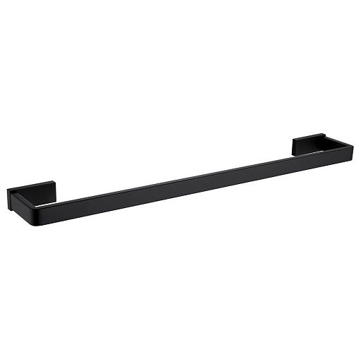 Полотенцедержатель Abber Westen 600 мм на шуруп нержавеющая сталь черный матовый (AA1754B)