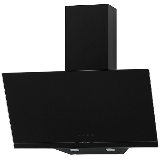 Кухонная вытяжка наклонная Krona Jina 600 Black S V2 59,5 см черная