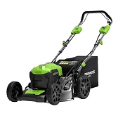 Газонокосилка аккумуляторная Greenworks 40V GD40LM46SPK4 1 АКБ и ЗУ (2506807UB) Газонокосилка аккумуляторная Greenworks 40V GD40LM46SPK4 1 АКБ и ЗУ (2506807UB)