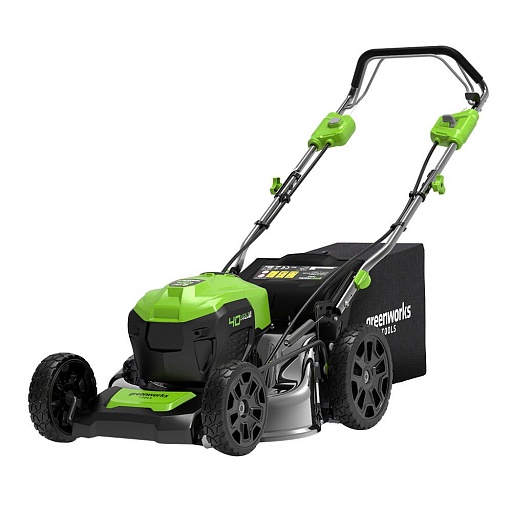 Газонокосилка аккумуляторная Greenworks 40V GD40LM46SPK4 1 АКБ и ЗУ (2506807UB) Газонокосилка аккумуляторная Greenworks 40V GD40LM46SPK4 1 АКБ и ЗУ (2506807UB)