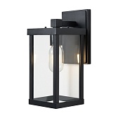 Светильник садово-парковый настенный Voltega Domi черный 300 мм E27 40 Вт IP44 (VGL7219WL-01B8)