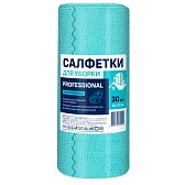 Салфетка микрофибра 30х30 см Professional в рулоне (30 шт.)