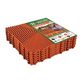 Садовая плитка Helex Helex 40х40 см терракотовая (6 шт.) Садовая плитка Helex Helex 40х40 см терракотовая (6 шт.)