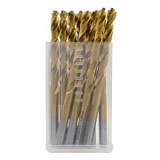 Набор сверл по металлу спиральное Hilberg Cobalt 5% Top 6х93 мм кобальтовое (10 шт.) (CO060-10)