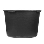 Контейнер строительный пластиковый Дельта круглый ударопрочный и морозостойкий 90 л