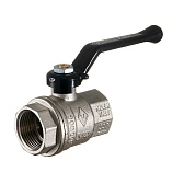 Кран шаровой латунный Bugatti 3/4 ВР(г) х 3/4 ВР(г) ручка прямой (03000344)